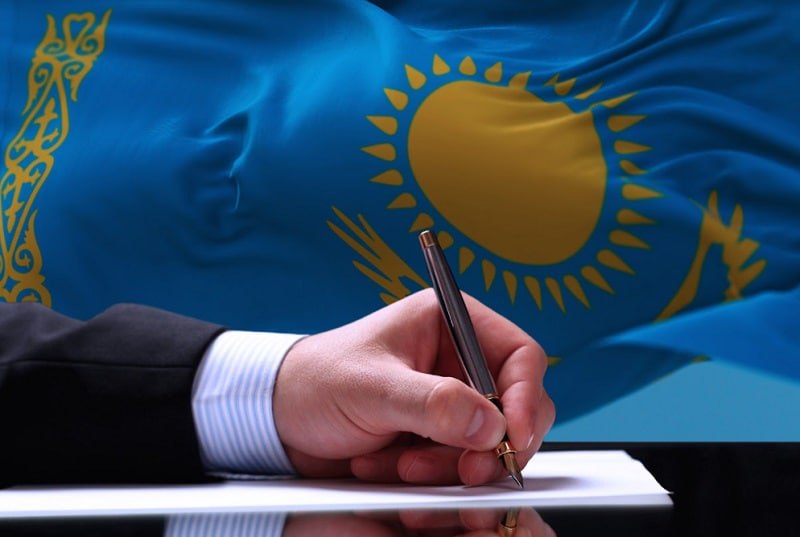 рука подпись Казахстан